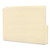 Heavyweight Manila End Tab Folders, 9" Front, 1/2-Cut Tabs, Bottom Position, Letter Size, 100/box - SMD24128