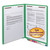 Watershed/cutless End Tab 2-Fastener Folders, Straight Tab, Letter Size, Green, 50/box - SMD25150