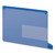 Colored Poly Out Guides With Pockets, 1/3-Cut End Tab, Out, 8.5 X 11, Blue, 25/box - SMD61951