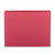 Colored Hanging File Folders, Letter Size, 1/5-Cut Tab, Red, 25/box - SMD64067