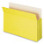 Colored File Pockets, 3.5" Expansion, Legal Size, Yellow - SMD74233