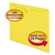 Colored File Jackets With Reinforced Double-Ply Tab, Straight Tab, Letter Size, Yellow, 100/box - SMD75511