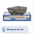 Total Recycled Content Plastic Trash Bags, 33 Gal, 1.3 Mil, 33" X 40", Brown/black, 100/carton - STOT3340B13