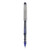 Vision Needle Roller Ball Pen, Stick, Fine 0.7 Mm, Blue Ink, Silver Barrel, Dozen - UBC1734904