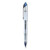 Vision Elite Roller Ball Pen, Stick, Bold 0.8 Mm, Blue-Black Ink, White/blue Barrel - UBC61232