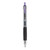 Signo 207 Gel Pen, Retractable, Medium 0.7 Mm, Purple Ink, Smoke/black/purple Barrel, Dozen - UBC70221