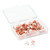 Fashion Metal Thumbtacks, Metal, Marble/rose Gold, 3/8", 100/pack - UBR3090U0624
