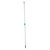 Opti-Loc Extension Pole, 8 Ft, Two Sections, Green/silver - UNGEZ250