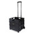 Collapsible Mobile Storage Crate, 18 1/4 X 15 X 18 1/4 To 39 3/8, Black - UNV14110