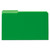 Interior File Folders, 1/3-Cut Tabs, Legal Size, Green, 100/box - UNV15302