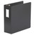 Deluxe Non-View D-Ring Binder With Label Holder, 3 Rings, 4" Capacity, 11 X 8.5, Black - UNV20706
