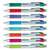 Comfort Grip Gel Pen, Retractable, Medium 0.7 Mm, Assorted Ink Colors, Silver Barrel, 8/pack - UNV39725