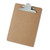 Hardboard Clipboard, 1" Capacity, Holds 8 1/2 X 11, Brown - UNV40304