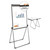 Foldable Double-Sided Dry Erase Easel, Two Configurations, White Board: 29 X 41 - UNV43030