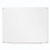 Frameless Glass Marker Board, 48" X 36", White - UNV43233