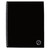 Deluxe Sugarcane Based Notebooks, 1 Subject, Medium/college Rule, Black Cover, 11 X 8.5, 100 Sheets - UNV66206