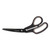 Industrial Carbon Blade Scissors, 8" Long, 3.5" Cut Length, Black/gray Offset Handle - UNV92022
