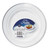 Masterpiece Plastic Dinnerware, 10.25" Dia, White/silver, 10/pack - WNARSM101210WSP