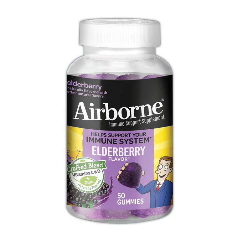 Immune Support Gummies With Elderberry, 50/bottle - ABN90403