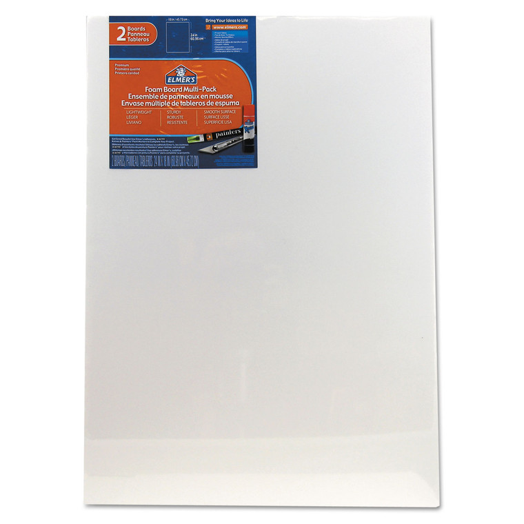 White Pre-Cut Foam Board Multi-Packs, 18 X 24, 2/pack - ACJ950023