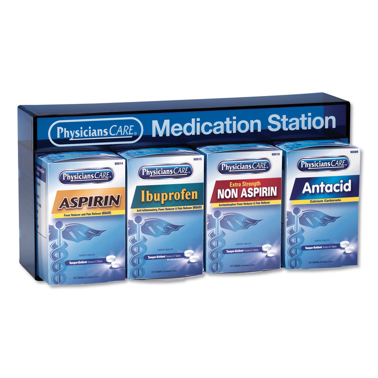 Medication Station: Aspirin, Ibuprofen, Non Aspirin Pain Reliever, Antacid - ACM90780