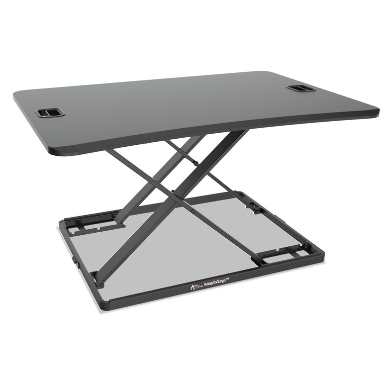 Adaptivergo Ultra-Slim Sit-Stand Desk, 31.33" X 21.63" X 1.5" To 16", Black - ALEAEWR6B