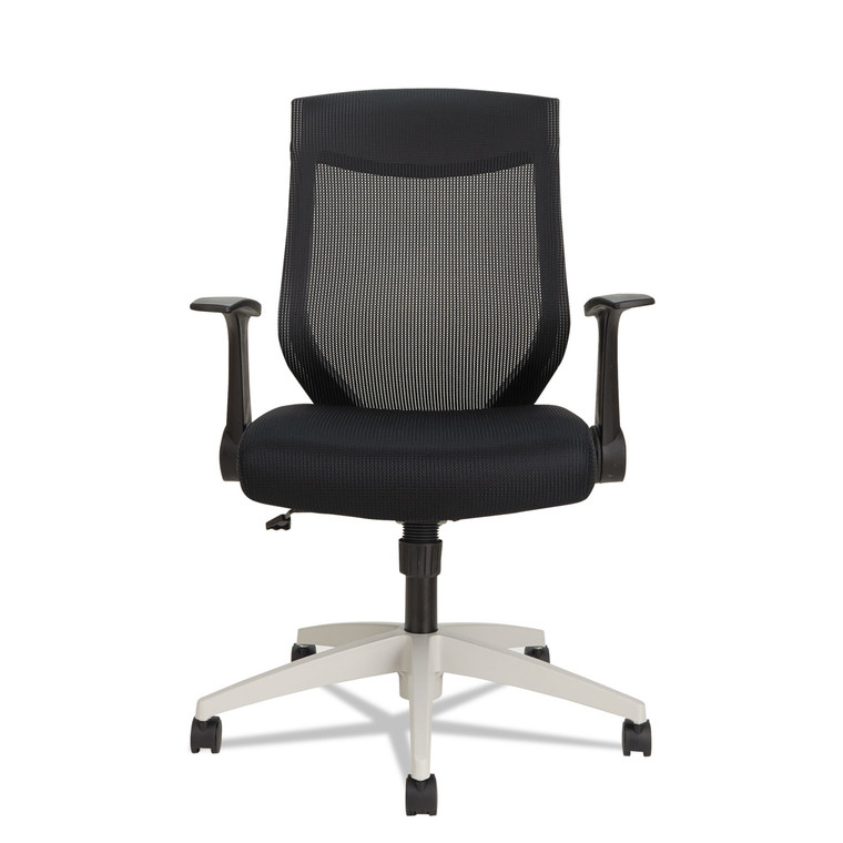 Alera Eb-K Series Synchro Mid-Back Flip-Arm Mesh Chair, Supports 275lb, 18.5 To 22.04"" Seat - ALEEBK4207