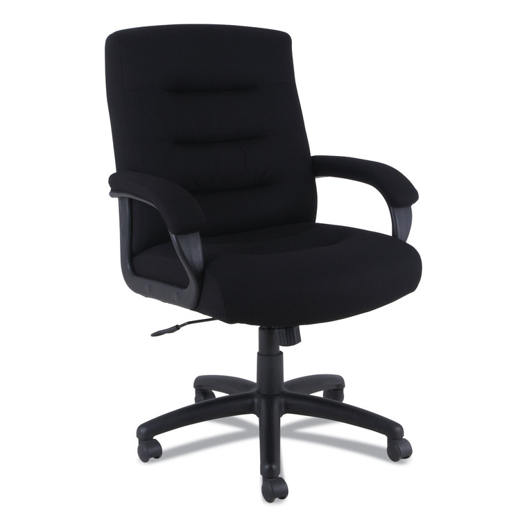 Alera Kesson Series Mid-Back Office Chair, Supports Up To 300 Lb, 18.03" To 21.77" Seat Height, Black - ALEKS4210