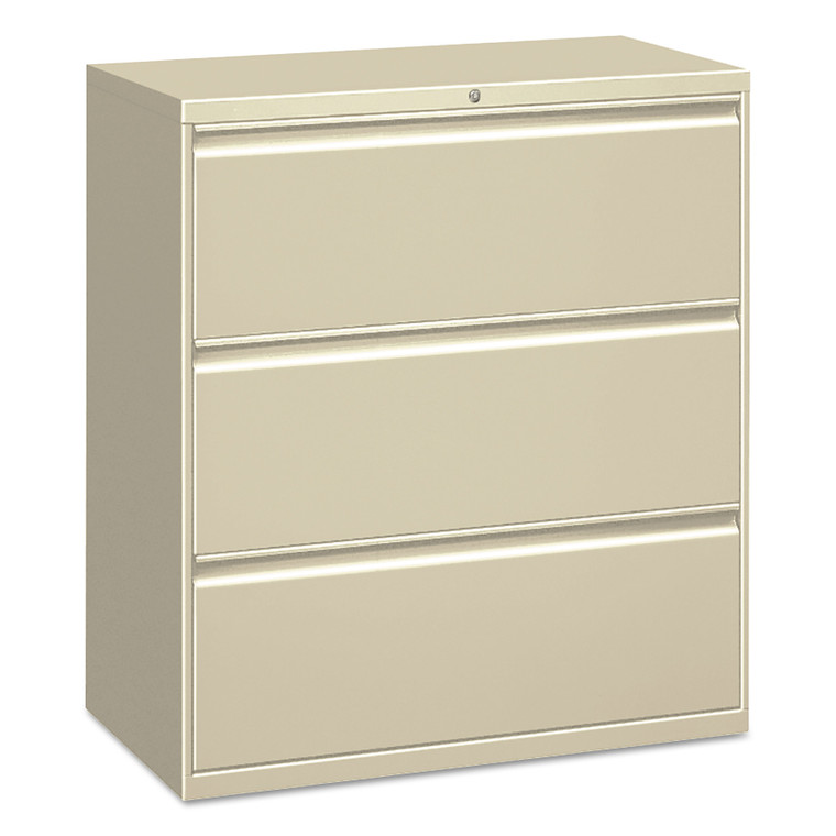 Lateral File, 3 Legal/letter/a4/a5-Size File Drawers, Putty, 30" X 18" X 39.5" - ALELF3041PY