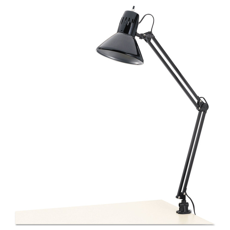Architect Lamp, Adjustable, Clamp-On, 6.75"w X 20"d X 28"h, Black - ALELMP702B