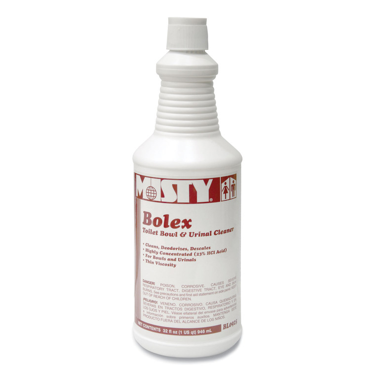 Bolex 23 Percent Hydrochloric Acid Bowl Cleaner, Wintergreen, 32oz, 12/carton - AMR1038799