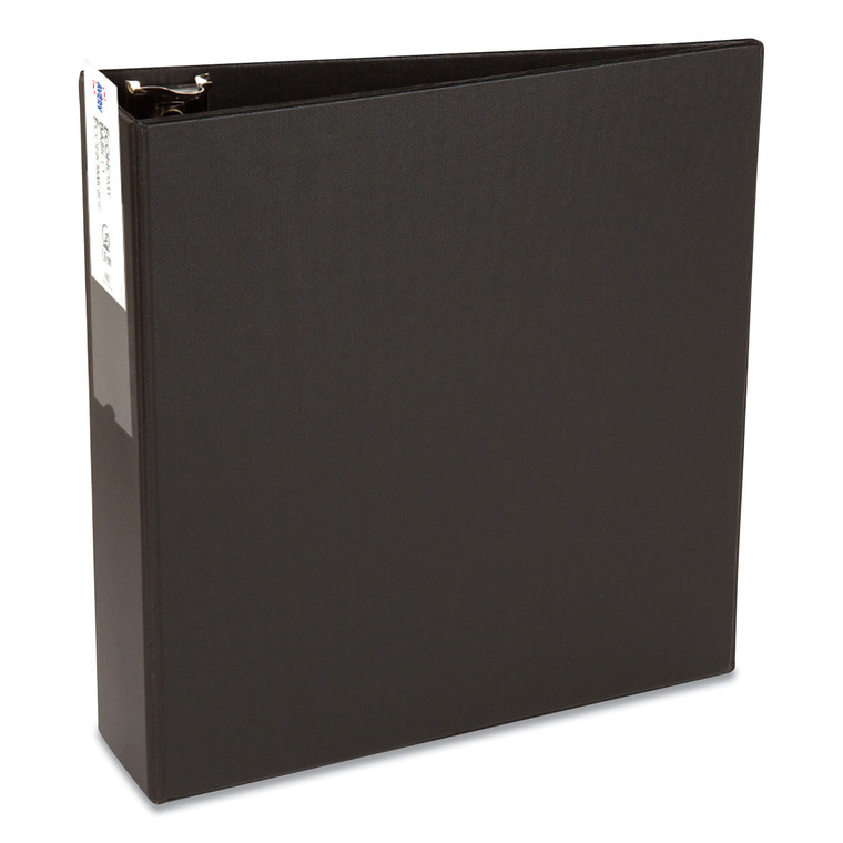 Economy Non-View Binder With Round Rings, 3 Rings, 3" Capacity, 11 X 8.5, Black, (4601) - AVE04601