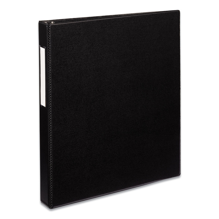 Durable Non-View Binder With Durahinge And Ezd Rings, 3 Rings, 1" Capacity, 11 X 8.5, Black, (8302) - AVE08302