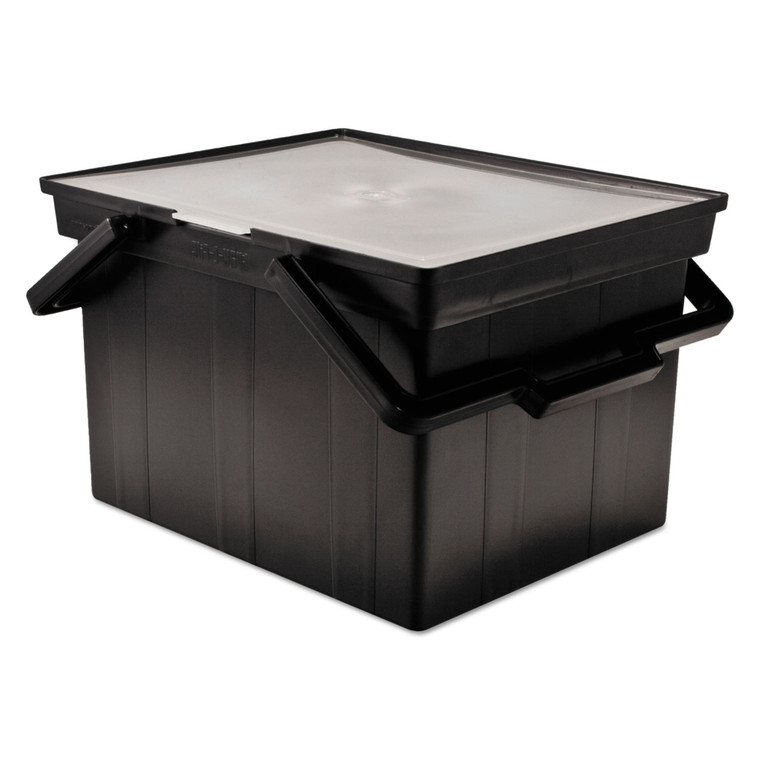 Companion Portable File, Letter/legal Files, 17" X 14" X 11", Black - AVTTLF2B