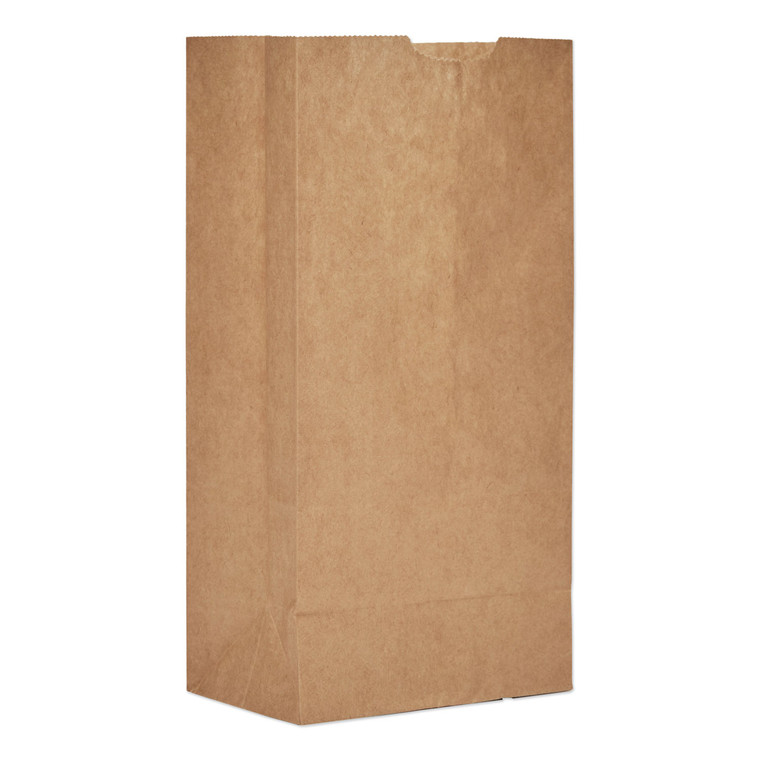 Grocery Paper Bags, 50 Lbs Capacity, #4, 5"w X 3.13"d X 9.75"h, Kraft, 500 Bags - BAGGX4500