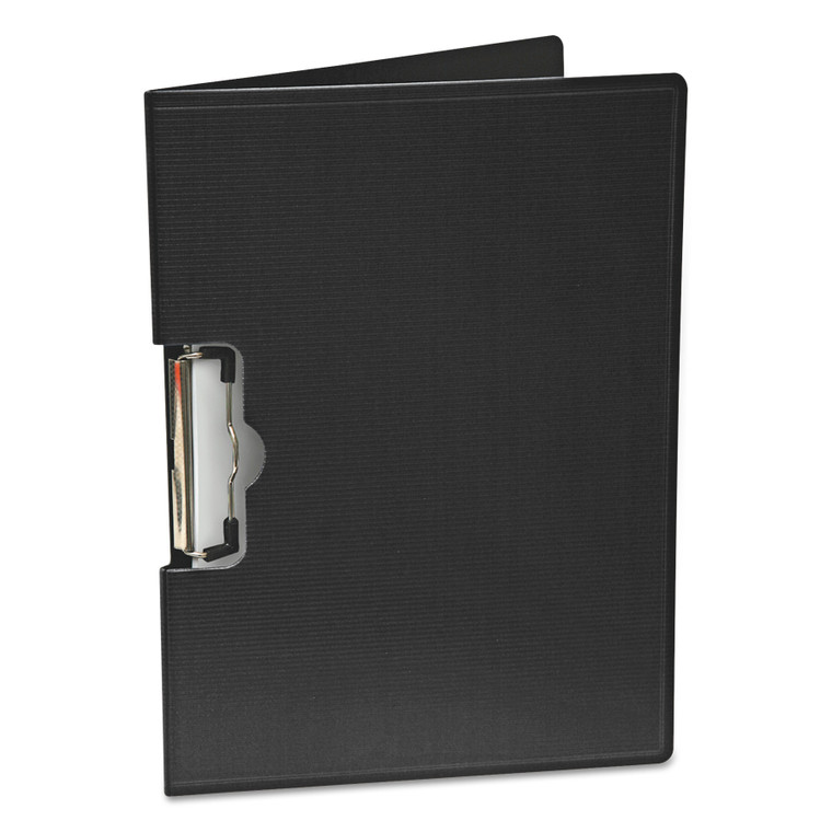 Portfolio Clipboard With Low-Profile Clip, 1/2" Capacity, 11 X 8 1/2, Black - BAU61644