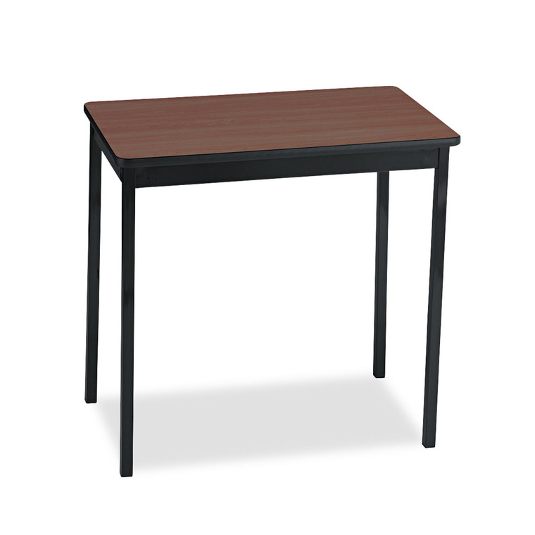 Utility Table, Rectangular, 30w X 18d X 30h, Walnut/black - BRKUT183030WA