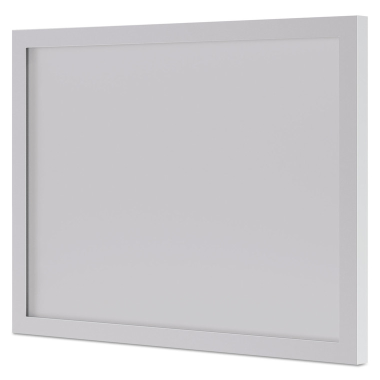 Bl Series Frosted Glass Modesty Panel, 39.5w X 0.13d X 27.25h, Silver/frosted - BSXBLBF72MODG