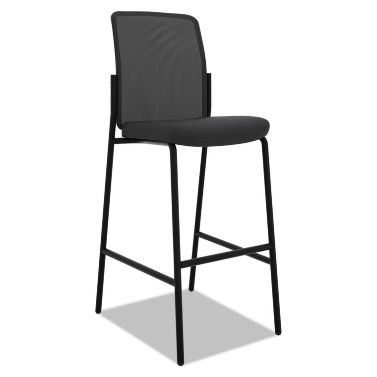 Instigate Mesh Back Multi-Purpose Stool, Supports Up To 250 Lb, 33" Seat Height, Black, 2/carton - BSXVL528ES10