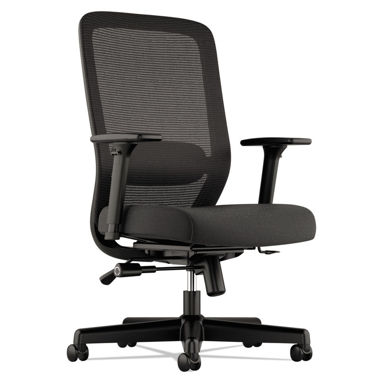 Exposure Mesh High-Back Task Chair, Supports Up To 250 Lb, 18" To 21.5" Seat Height, Black - BSXVL721LH10