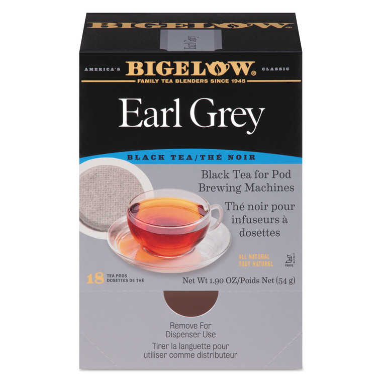 Earl Grey Black Tea Pods, 1.90 Oz, 18/box - BTC008906