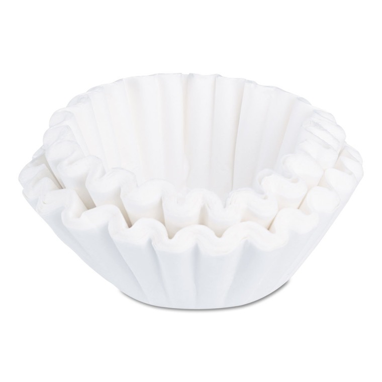 Commercial Coffee Filters, 6 Gal Urn Style, Flat Bottom, 25/cluster, 10 Clusters/pack - BUN6GAL21X9