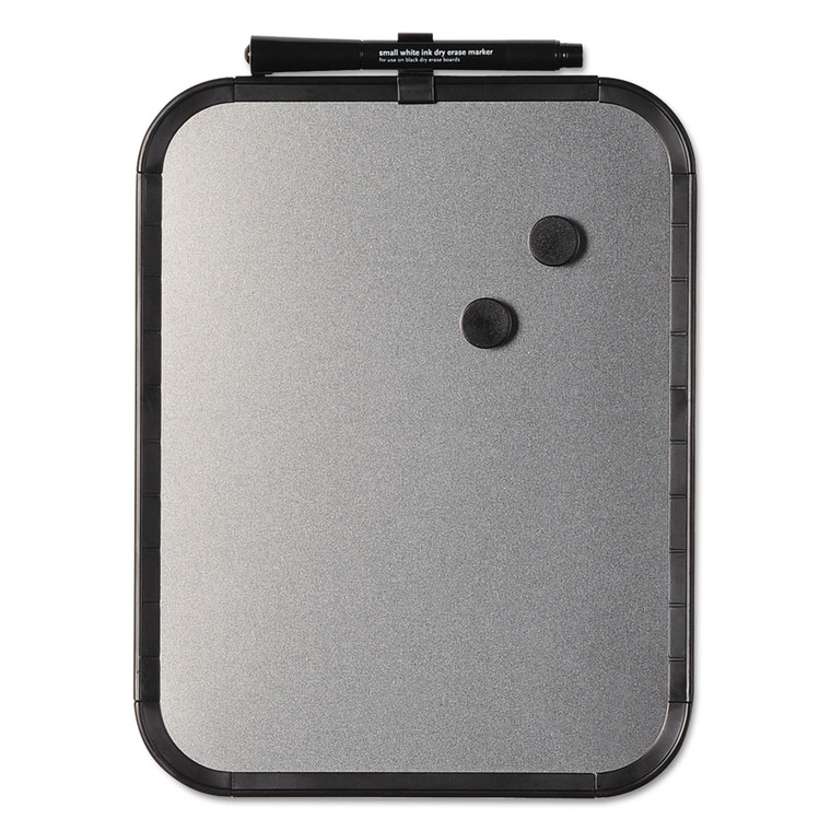 Magnetic Dry Erase Board, 11 X 14, Black Plastic Frame - BVCCLK020402