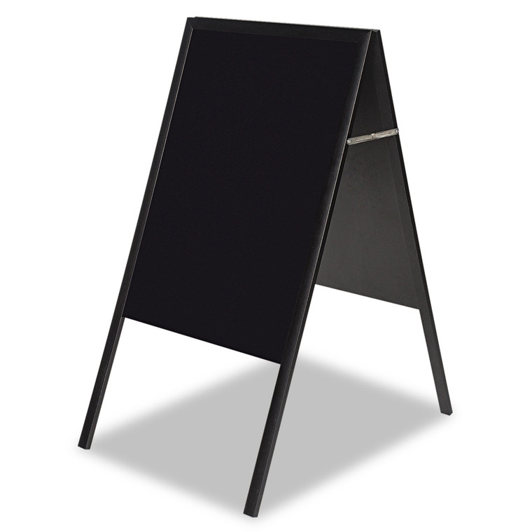 Magnetic Wet Erase Board, 27x34 Black, Black Wood Frame - BVCDKT30505042