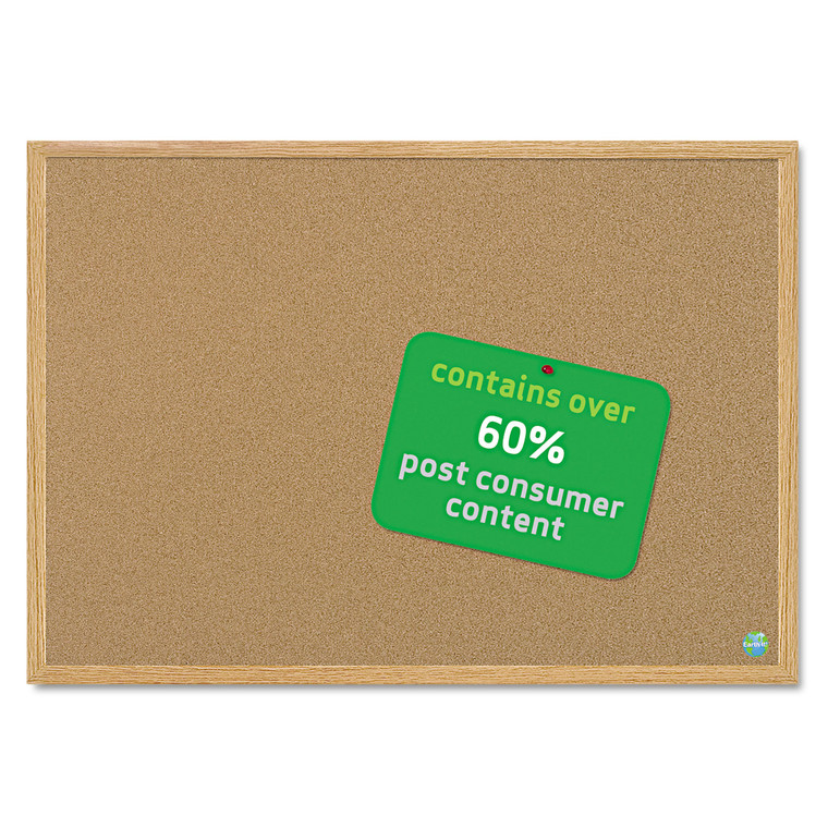 Earth Cork Board, 48 X 72, Wood Frame - BVCSB1420001233