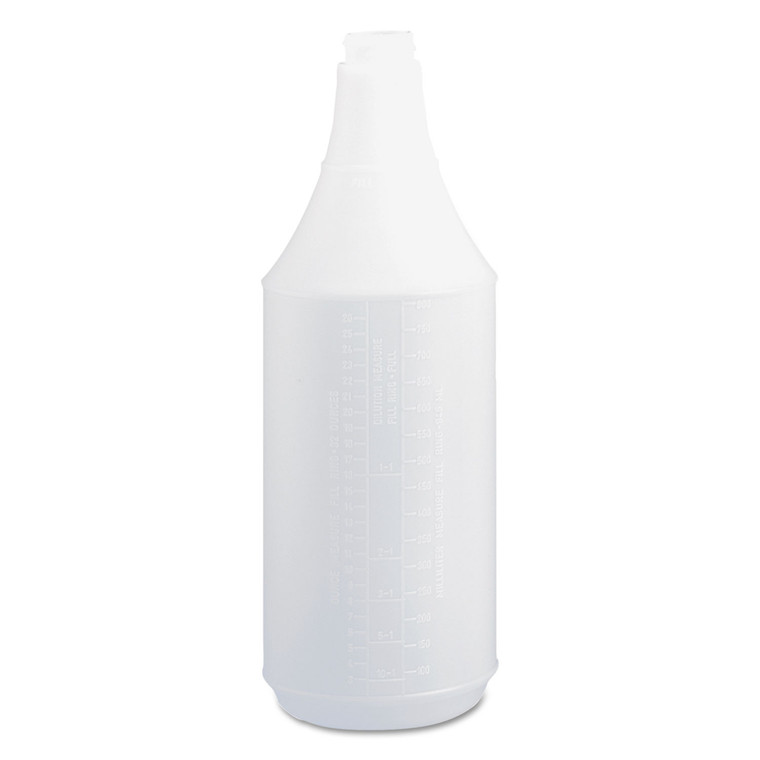 Embossed Spray Bottle, 32 Oz, Clear, 24/carton - BWK00032