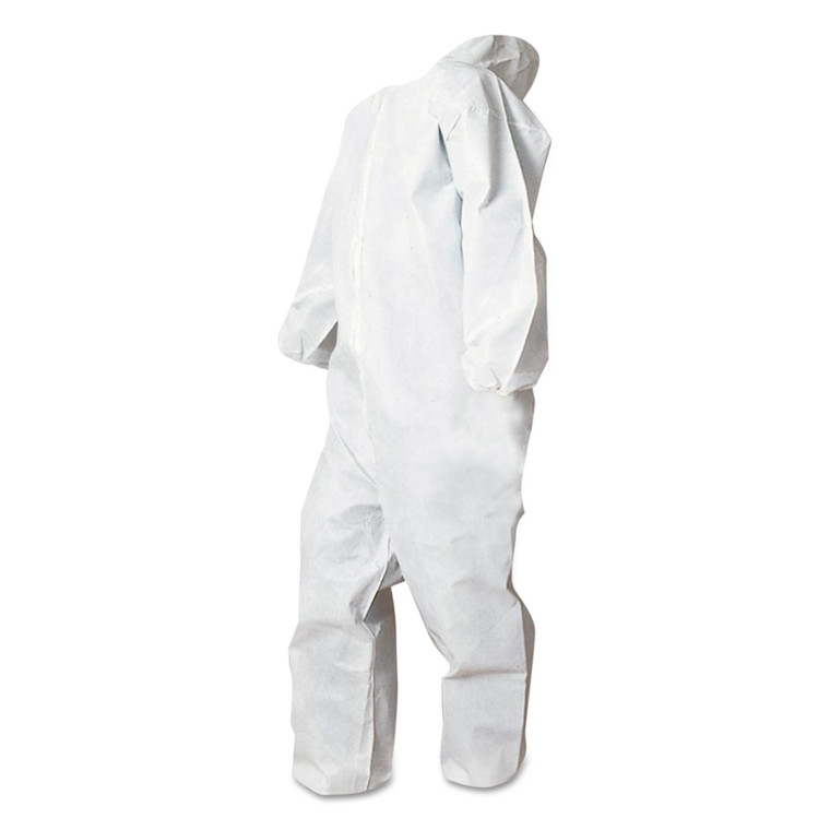 Disposable Coveralls, White, Small, Polypropylene, 25/carton - BWK00032S