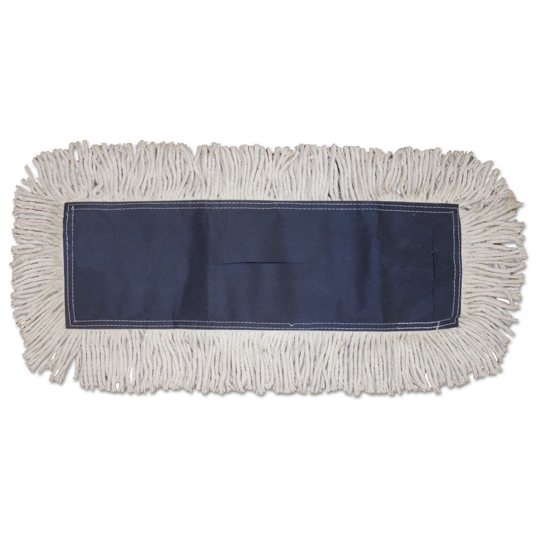 Disposable Dust Mop Head, Cotton, Cut-End, 60w X 5d - BWK1660CT