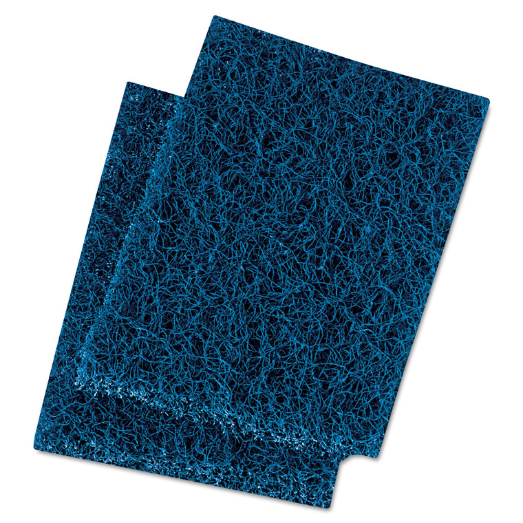 Extra Heavy-Duty Scour Pad, 3.5 X 5, Dark Blue, 20/carton - BWK188