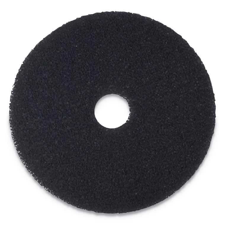 Stripping Floor Pads, 12" Diameter, Black, 5/carton - BWK4012BLA